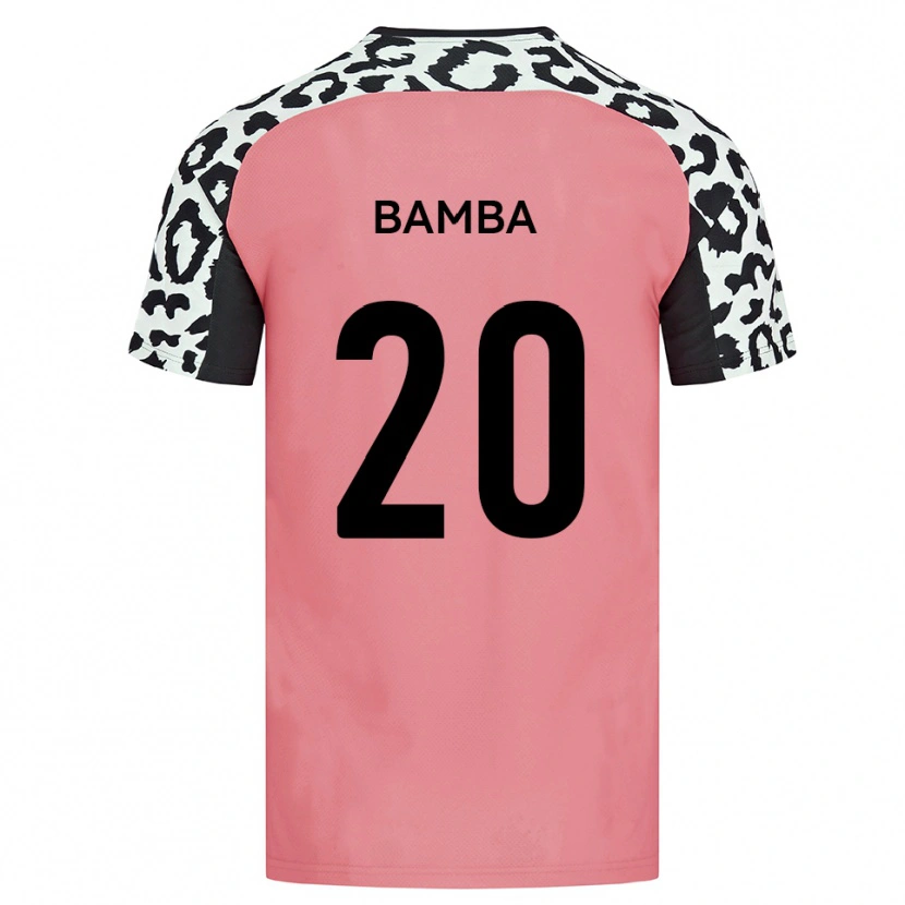 Danxen Donna Maglia Yahya Bamba #20 Rosa Nero Kit Gara Away 2025/26 Maglietta