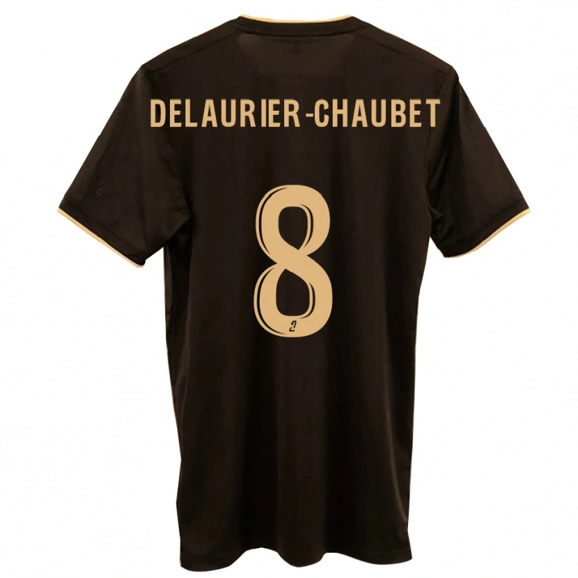 Danxen Donna Maglia Tom Delaurier-Chaubet #8 Blu Rosso Kit Gara Away 2025/26 Maglietta