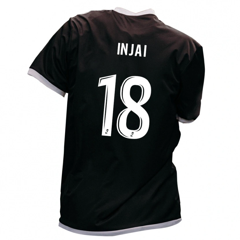 Danxen Donna Maglia Carraro Injai #18 Nero Oro Kit Gara Away 2025/26 Maglietta
