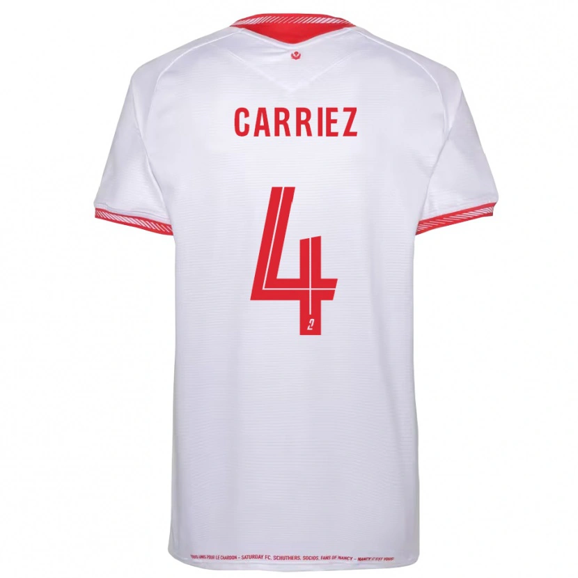 Danxen Donna Maglia Sasha Carriez #4 Nero Rosso Kit Gara Away 2025/26 Maglietta