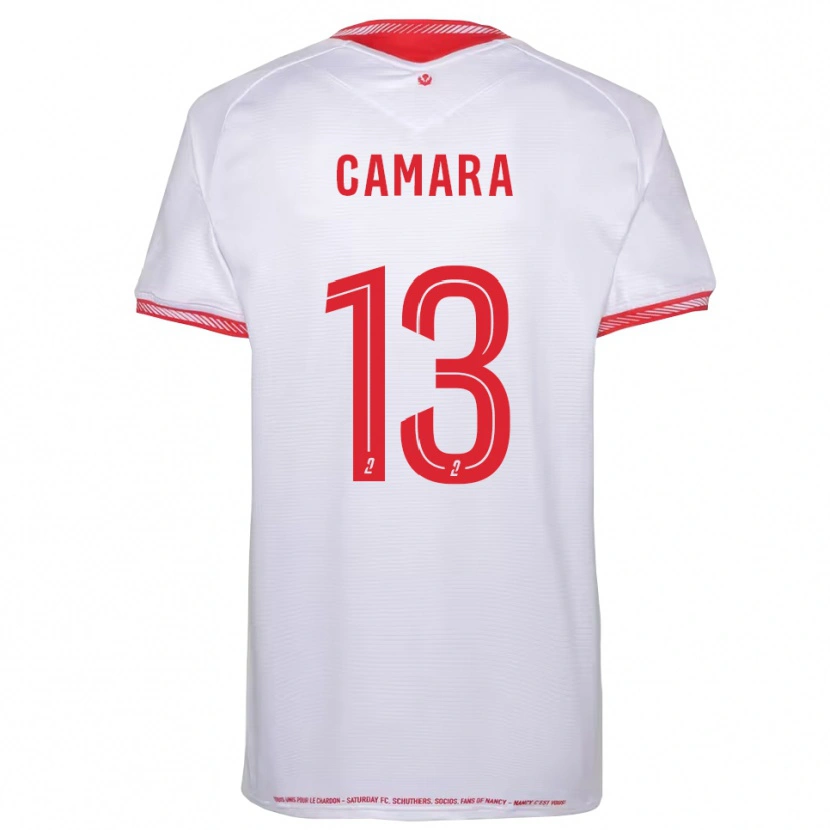 Danxen Donna Maglia Bakari Camara #13 Nero Rosso Kit Gara Away 2025/26 Maglietta