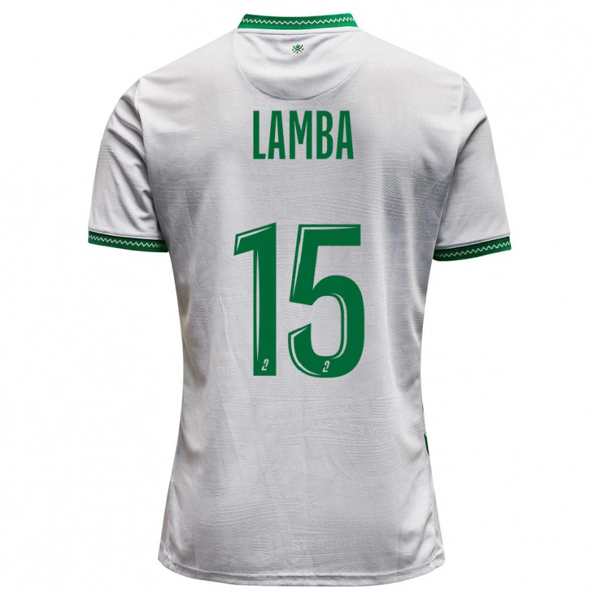 Danxen Donna Maglia Chico Lamba #15 Bianco Verde Kit Gara Away 2025/26 Maglietta
