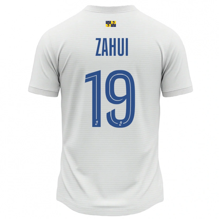 Danxen Donna Maglia Nesta Zahui #19 Bianco Blu Kit Gara Away 2025/26 Maglietta