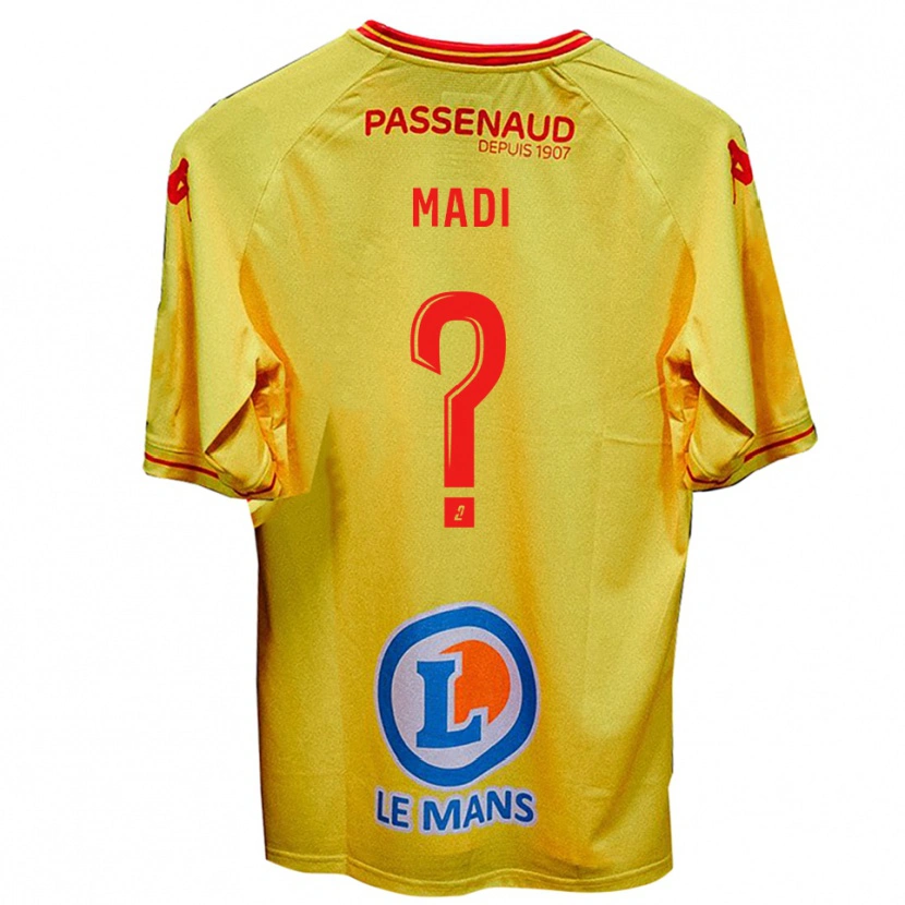 Danxen Donna Maglia Ymraan Madi #0 Giallo Kit Gara Away 2025/26 Maglietta