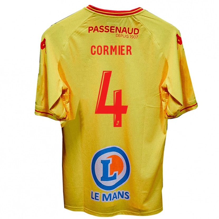 Danxen Donna Maglia Leny Cormier #4 Giallo Kit Gara Away 2025/26 Maglietta