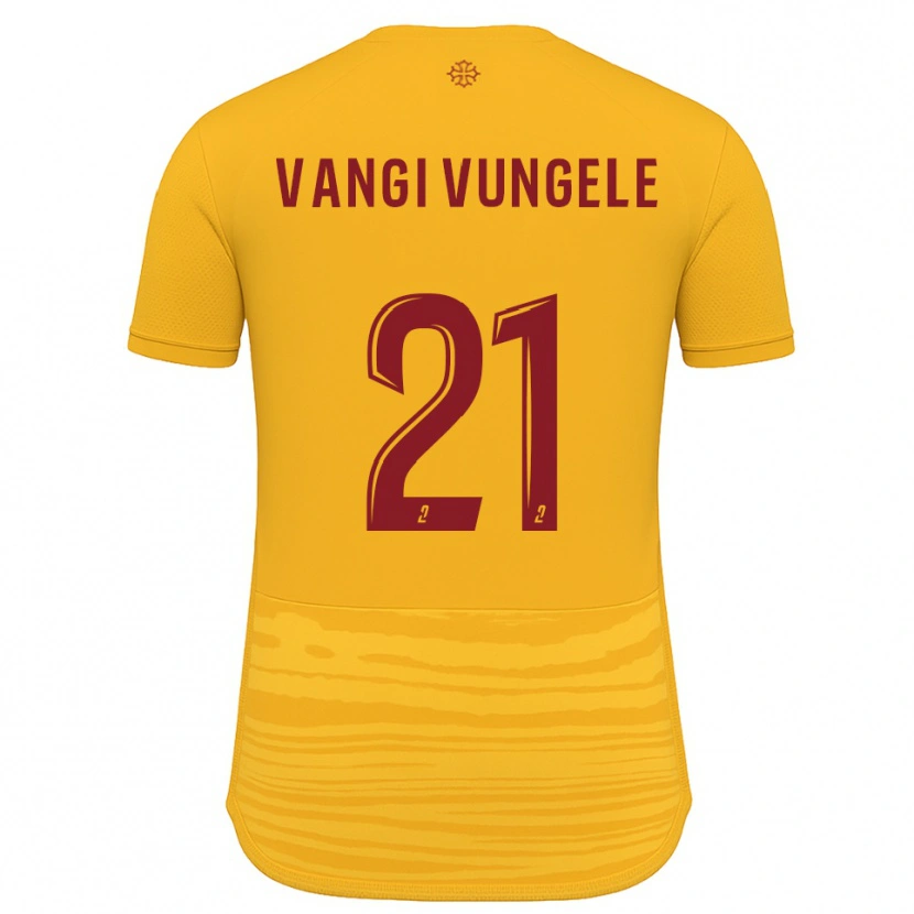 Danxen Donna Maglia Dylan Vangi #21 Arancione Bordeaux Kit Gara Away 2025/26 Maglietta