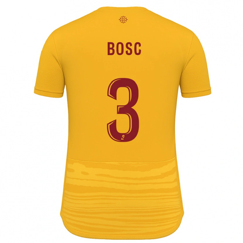 Danxen Donna Maglia Tom Bosc #3 Arancione Bordeaux Kit Gara Away 2025/26 Maglietta