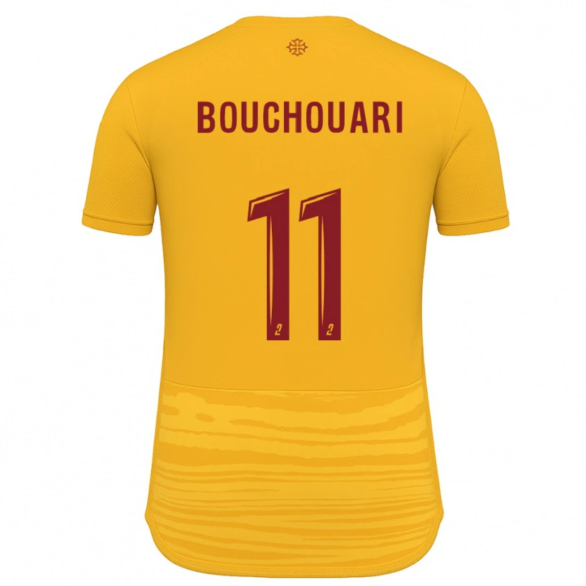 Danxen Donna Maglia Mohamed Bouchouari #11 Arancione Bordeaux Kit Gara Away 2025/26 Maglietta