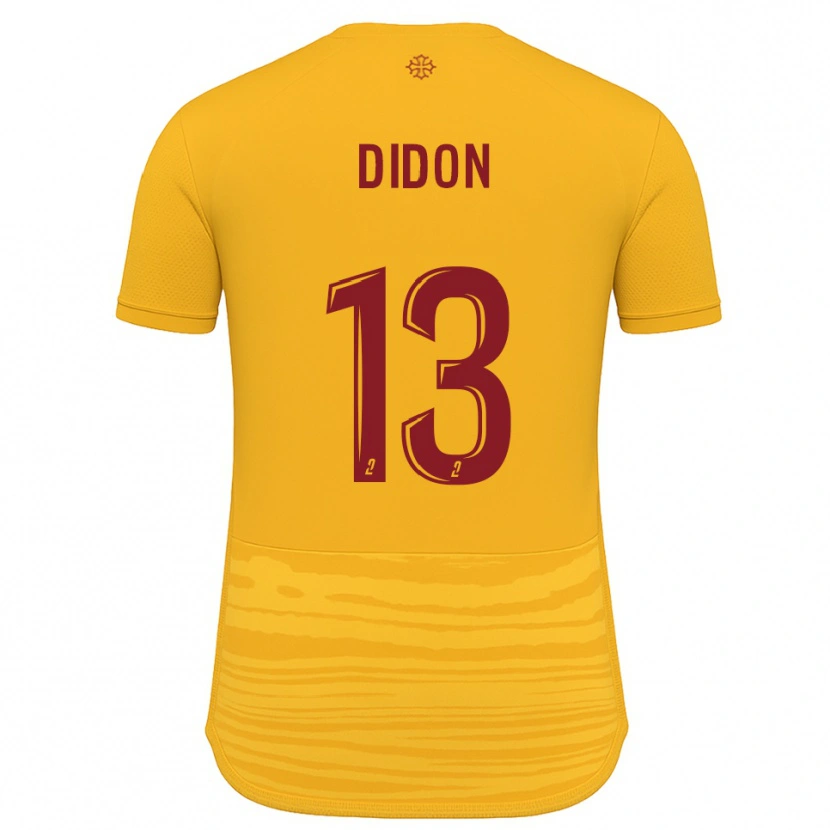 Danxen Donna Maglia Anis Didon #13 Arancione Bordeaux Kit Gara Away 2025/26 Maglietta