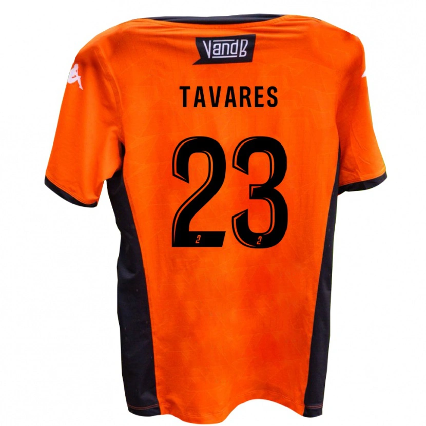 Danxen Donna Maglia Yohan Tavares #23 Bianco Nero Kit Gara Away 2025/26 Maglietta