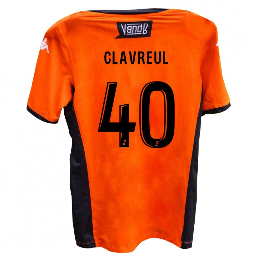 Danxen Donna Maglia Ethan Clavreul #40 Bianco Nero Kit Gara Away 2025/26 Maglietta