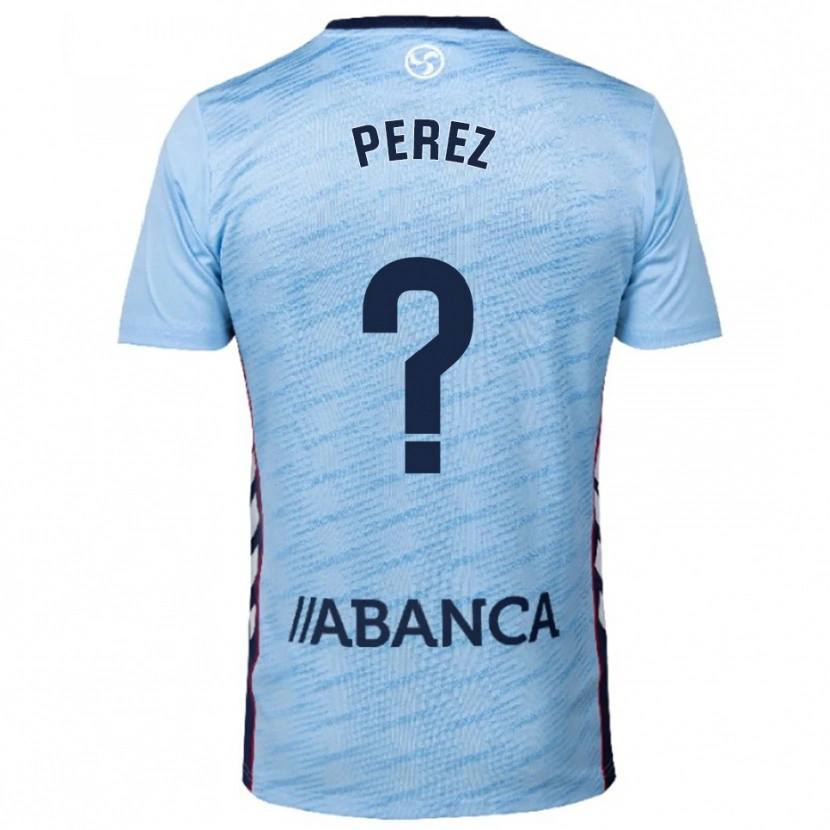 Danxen Bambino Maglia Iván Pérez #0 Azzurro Rosso Kit Gara Home 2025/26 Maglietta