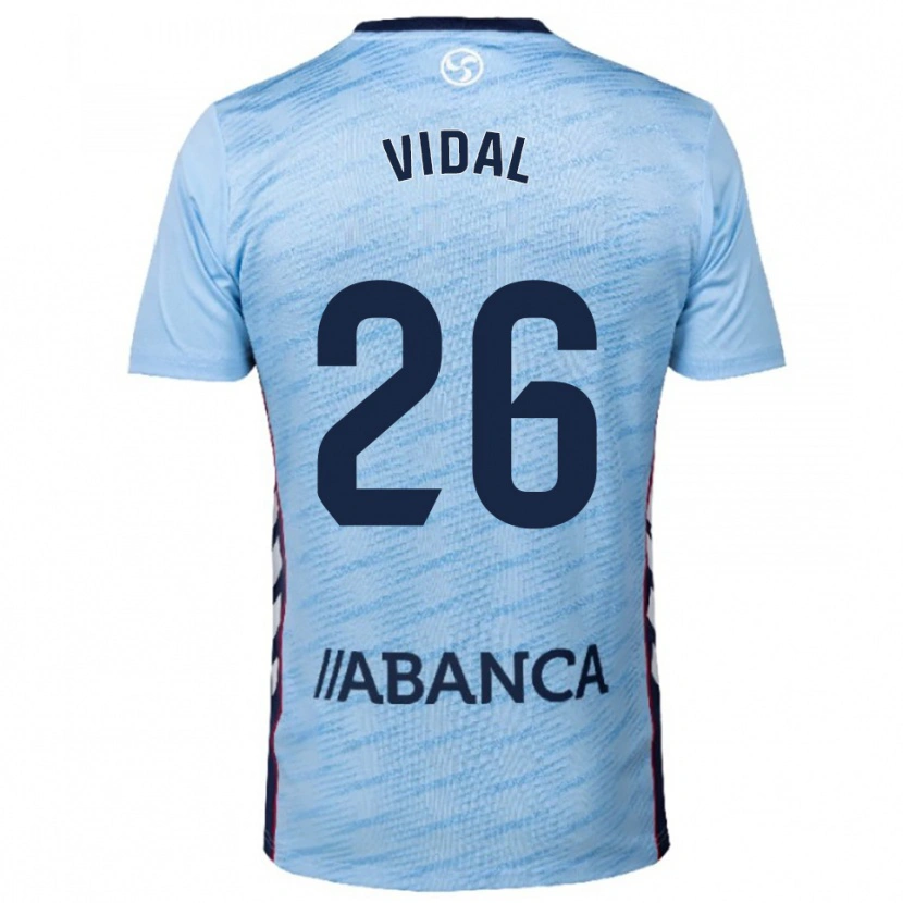 Danxen Bambino Maglia Marc Vidal #26 Azzurro Rosso Kit Gara Home 2025/26 Maglietta
