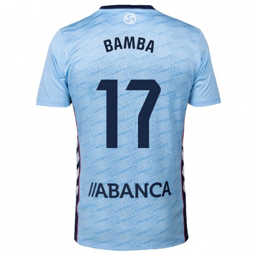 Danxen Bambino Maglia Jonathan Bamba #17 Azzurro Rosso Kit Gara Home 2025/26 Maglietta