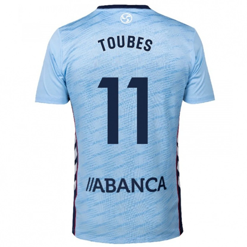 Danxen Bambino Maglia Ana Toubes #11 Azzurro Rosso Kit Gara Home 2025/26 Maglietta