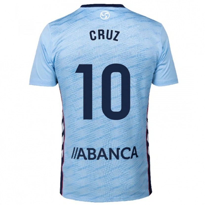 Danxen Bambino Maglia Tati Cruz #10 Azzurro Rosso Kit Gara Home 2025/26 Maglietta