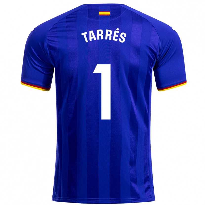 Danxen Bambino Maglia Lluis Tarrés #1 Blu Rosso Giallo Kit Gara Home 2025/26 Maglietta
