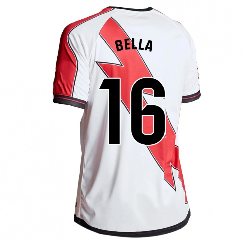 Danxen Bambino Maglia Brunda Bella #16 Bianco Rosso Kit Gara Home 2025/26 Maglietta