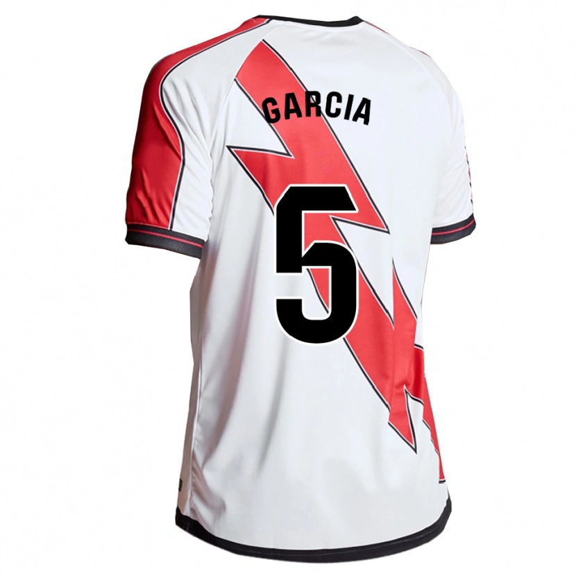 Danxen Bambino Maglia Miguel García #5 Bianco Rosso Kit Gara Home 2025/26 Maglietta