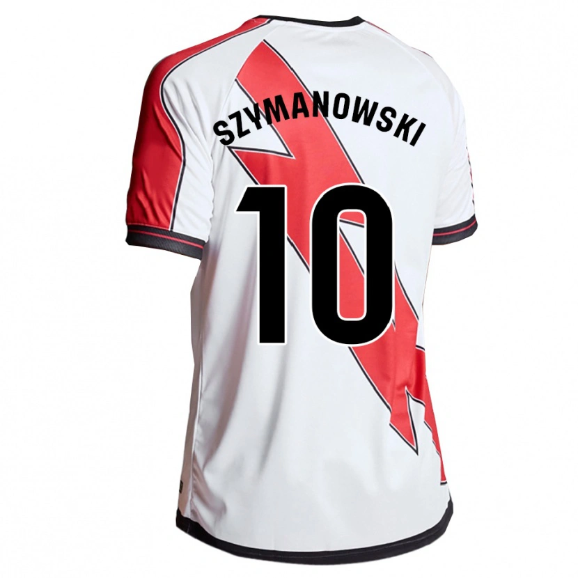 Danxen Bambino Maglia Marianela Szymanowski #10 Bianco Rosso Kit Gara Home 2025/26 Maglietta