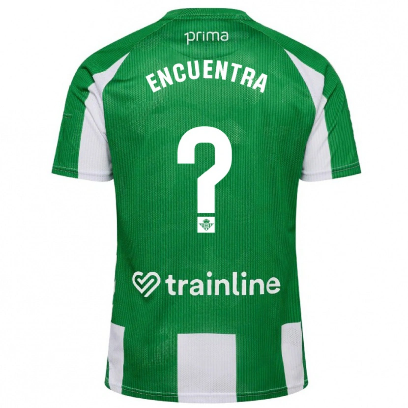 Danxen Bambino Maglia Jan Encuentra #0 Verde Bianco Kit Gara Home 2025/26 Maglietta