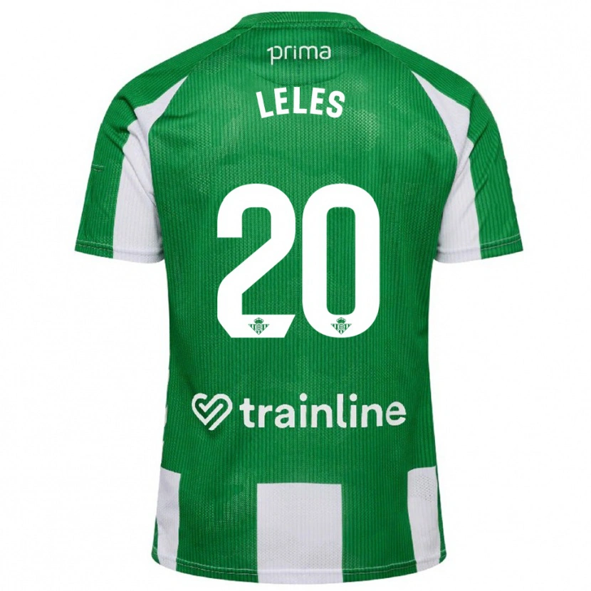 Danxen Bambino Maglia María De Los Ángeles Carrión Egido #20 Verde Bianco Kit Gara Home 2025/26 Maglietta
