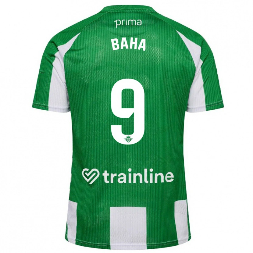 Danxen Bambino Maglia Ziyad Baha #9 Verde Bianco Kit Gara Home 2025/26 Maglietta