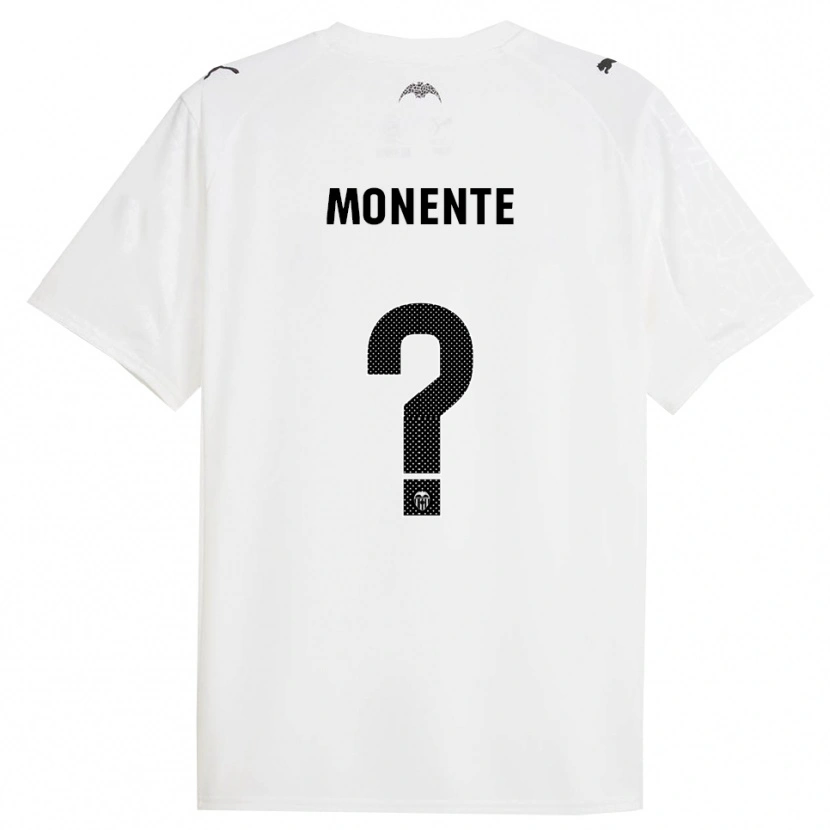 Danxen Bambino Maglia Leyre Monente Aicua #0 Bianco Nero Kit Gara Home 2025/26 Maglietta