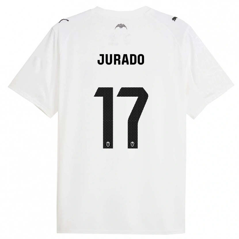 Danxen Bambino Maglia Marc Jurado #17 Bianco Nero Kit Gara Home 2025/26 Maglietta