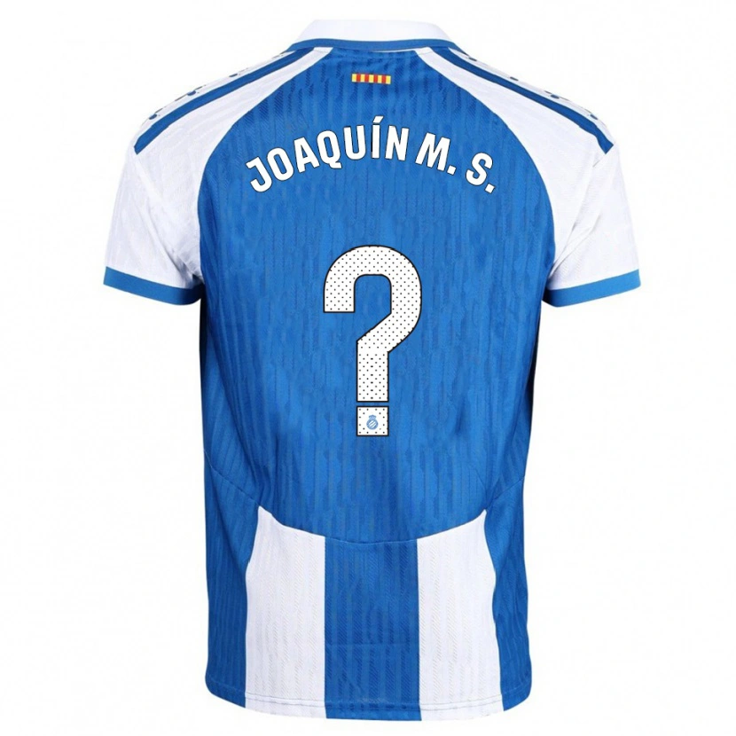Danxen Bambino Maglia Joaquín Manuel Sánchez #0 Blu Bianco Kit Gara Home 2025/26 Maglietta