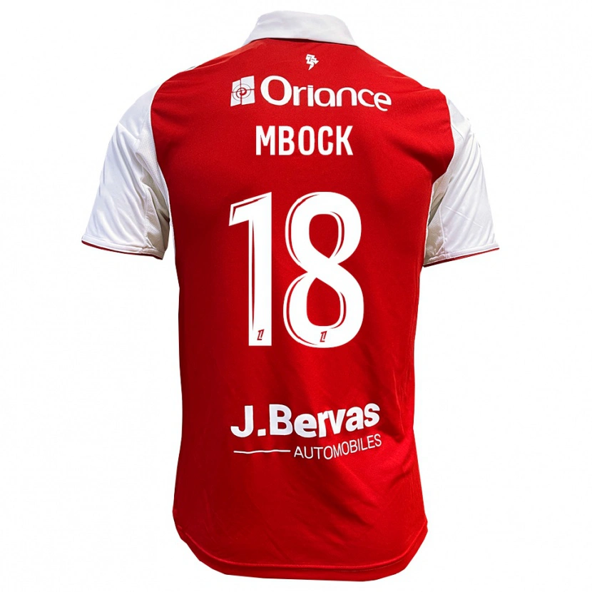 Danxen Bambino Maglia Hianga'a Mbock #18 Rosso Bianco Kit Gara Home 2025/26 Maglietta