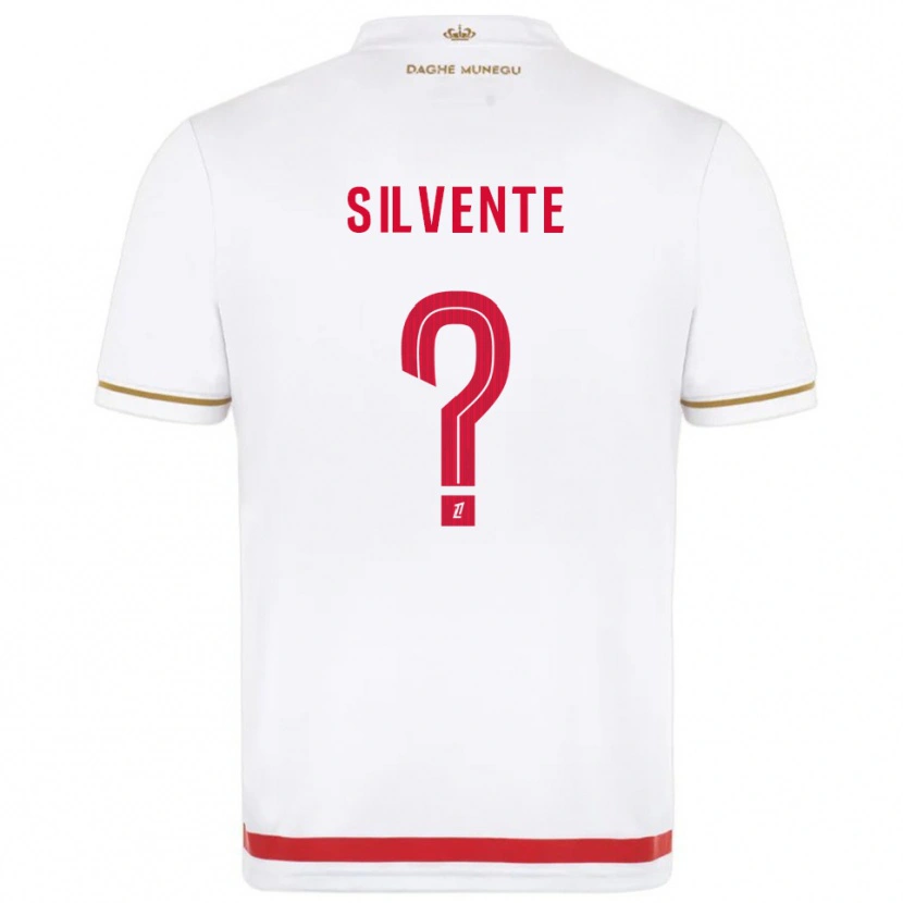 Danxen Bambino Maglia Joris Silvente #0 Rosso Bianco Kit Gara Home 2025/26 Maglietta
