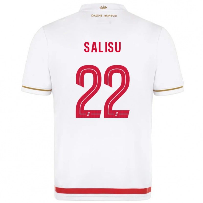 Danxen Bambino Maglia Mohammed Salisu #22 Rosso Bianco Kit Gara Home 2025/26 Maglietta