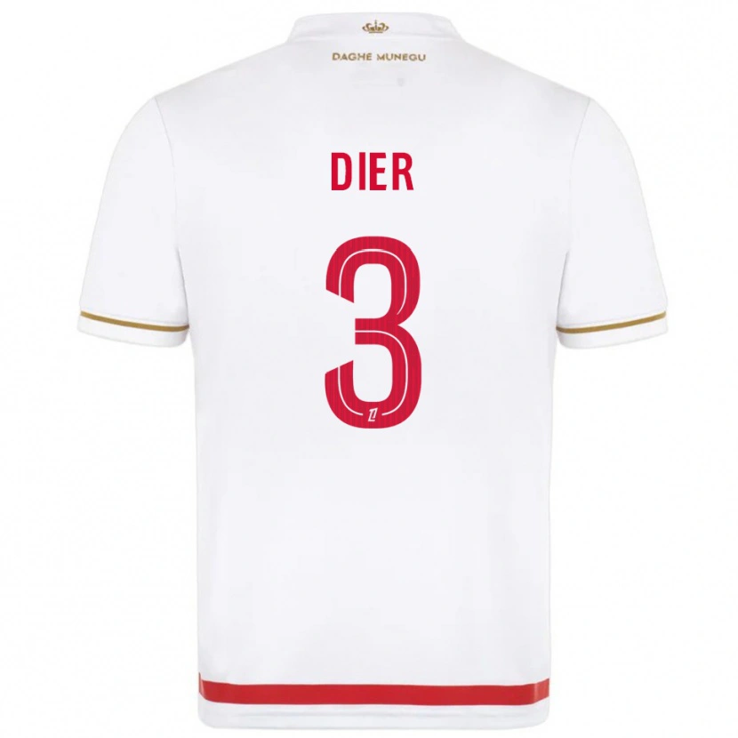 Danxen Bambino Maglia Eric Dier #3 Rosso Bianco Kit Gara Home 2025/26 Maglietta