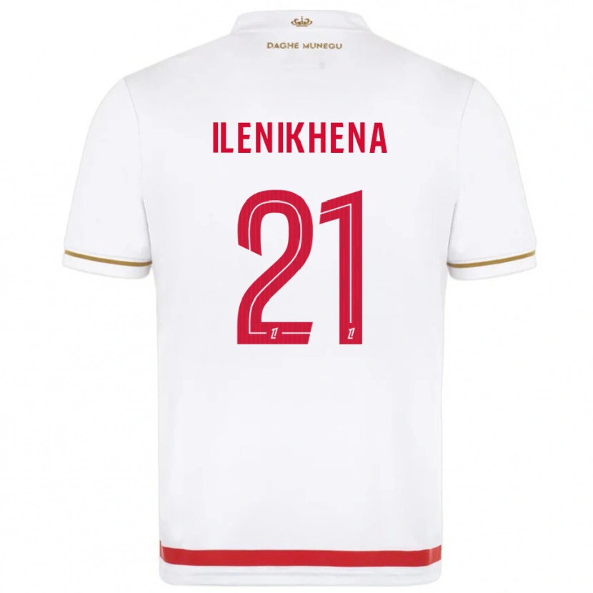 Danxen Bambino Maglia George Ilenikhena #21 Rosso Bianco Kit Gara Home 2025/26 Maglietta