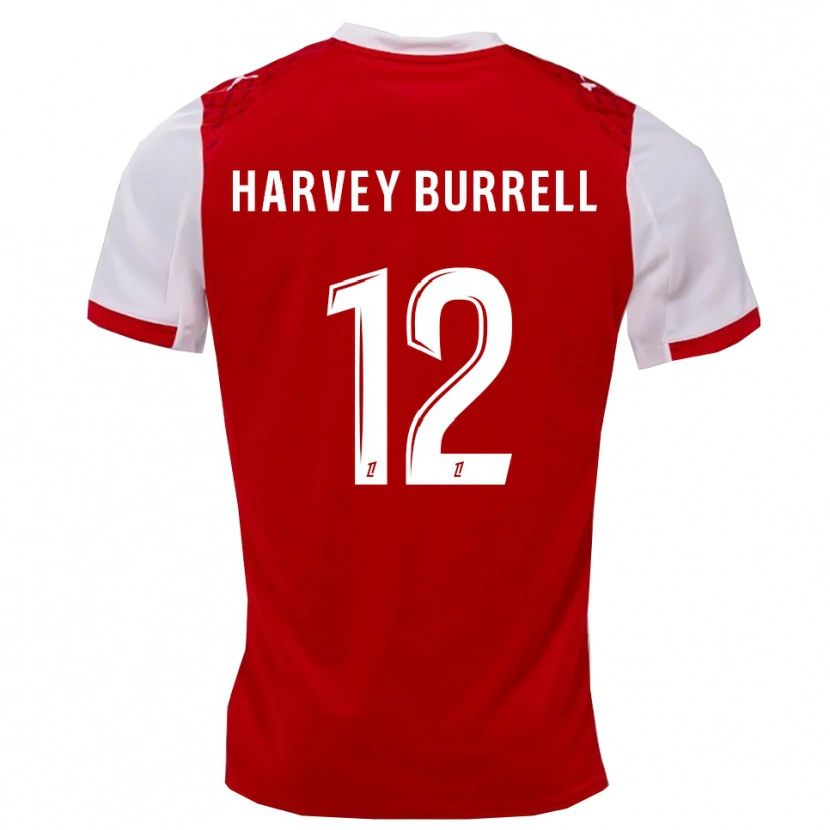 Danxen Bambino Maglia Ezeckiel Zola Ngundu #12 Rosso Bianco Kit Gara Home 2025/26 Maglietta