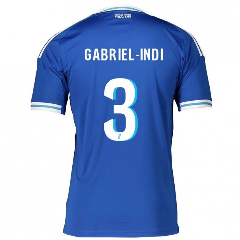 Danxen Bambino Maglia Amizade Gabriel-Indi #3 Blu Bianco Kit Gara Home 2025/26 Maglietta