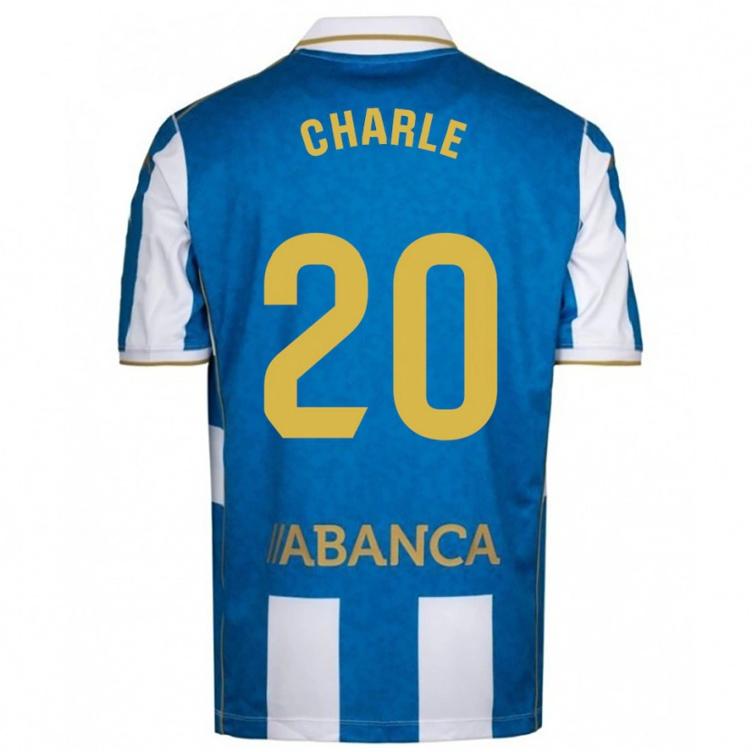 Danxen Bambino Maglia Marta Charle #20 Bianco Blu Kit Gara Home 2025/26 Maglietta