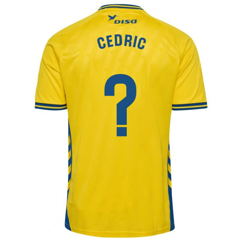 Danxen Bambino Maglia Iván Cédric #0 Giallo Blu Kit Gara Home 2025/26 Maglietta