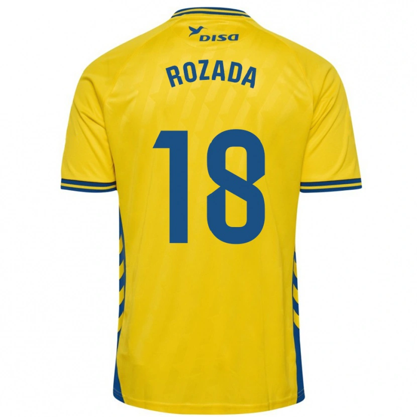 Danxen Bambino Maglia Viti Rozada #18 Giallo Blu Kit Gara Home 2025/26 Maglietta