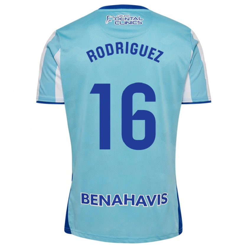 Danxen Bambino Maglia Genaro Rodríguez #16 Azzurro Bianco Kit Gara Home 2025/26 Maglietta