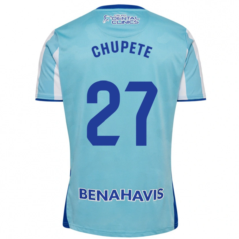 Danxen Bambino Maglia Chupe #27 Azzurro Bianco Kit Gara Home 2025/26 Maglietta
