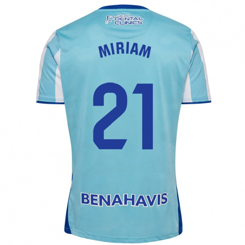 Danxen Bambino Maglia Miriam #21 Azzurro Bianco Kit Gara Home 2025/26 Maglietta