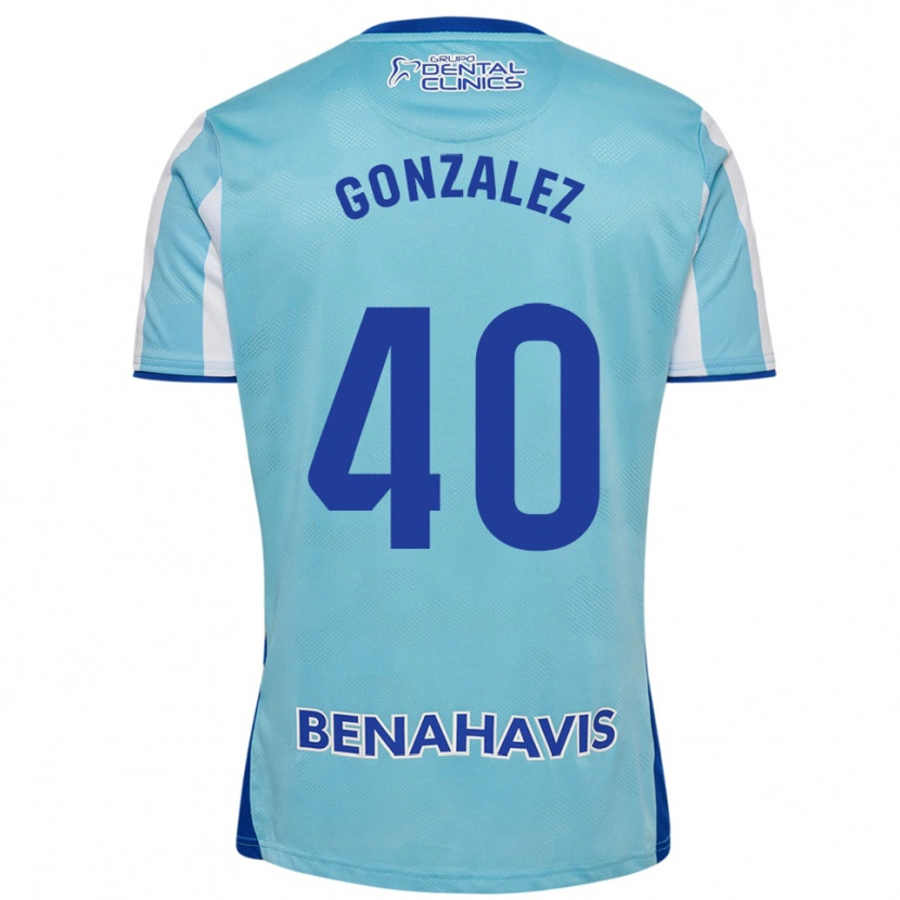 Danxen Bambino Maglia Carol González #40 Azzurro Bianco Kit Gara Home 2025/26 Maglietta