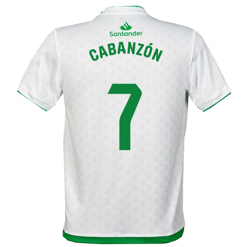 Danxen Bambino Maglia Yeray Cabanzón #7 Verde Bianco Kit Gara Home 2025/26 Maglietta
