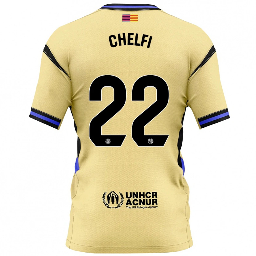 Danxen Bambino Maglia Lovro Chelfi #22 Giallo Nero Kit Gara Away 2025/26 Maglietta