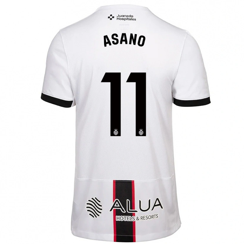 Danxen Bambino Maglia Takuma Asano #11 Bianco Nero Kit Gara Away 2025/26 Maglietta