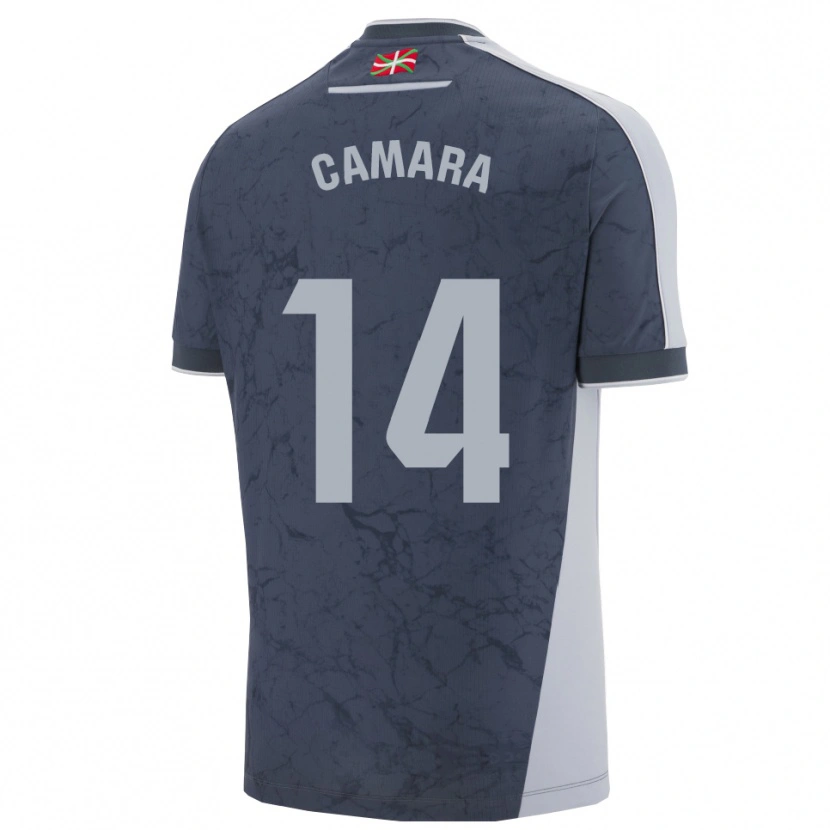 Danxen Bambino Maglia Ibra Cámara #14 Blu Scuro Bianco Kit Gara Away 2025/26 Maglietta