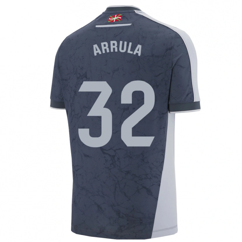 Danxen Bambino Maglia Julia Arrula #32 Blu Scuro Bianco Kit Gara Away 2025/26 Maglietta