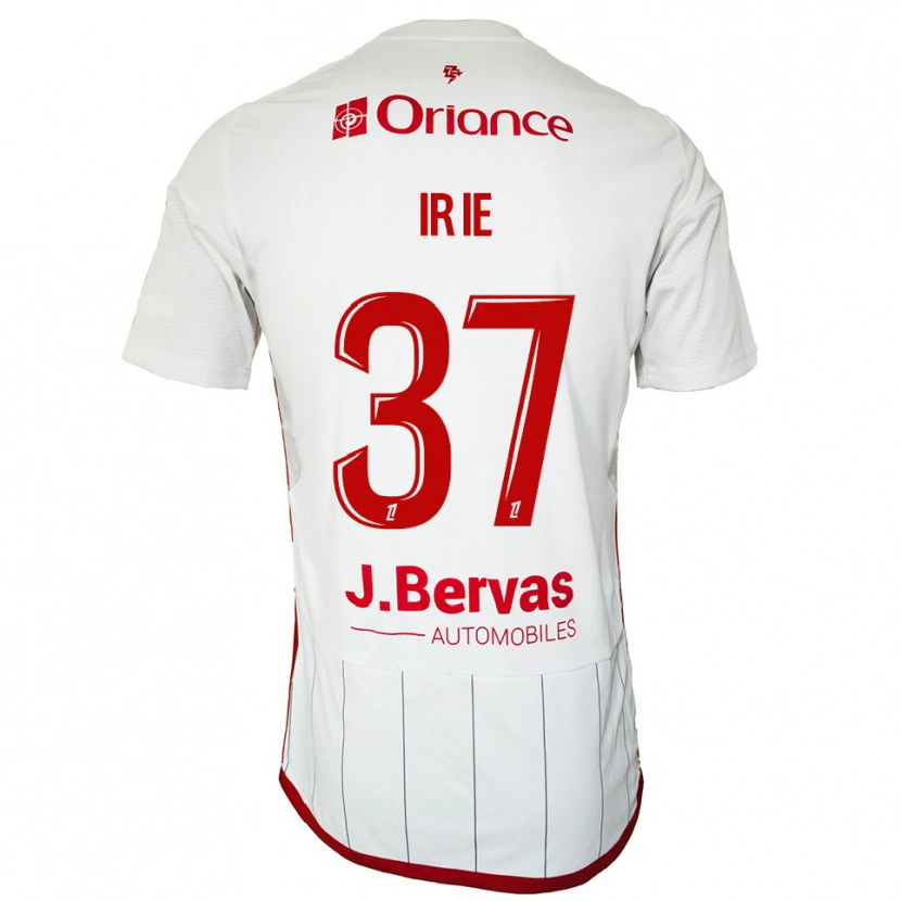 Danxen Bambino Maglia Paris Irie #37 Bianco Rosso Kit Gara Away 2025/26 Maglietta